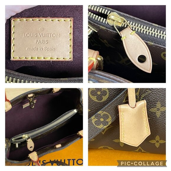 LOUIS VUITTON LV Montaigne BB Monogram Shoulder 2 Way Lock Key Dust Bag & Box - Picture 7 of 15